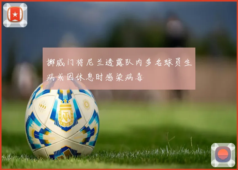 挪威门将尼兰透露队内多名球员生病或因休息时感染病毒